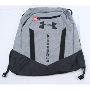 Under Armour UA Undeniable Sackpack Silver / Black Sports Gym Travel